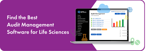 Audit Management Software for Life Sciences