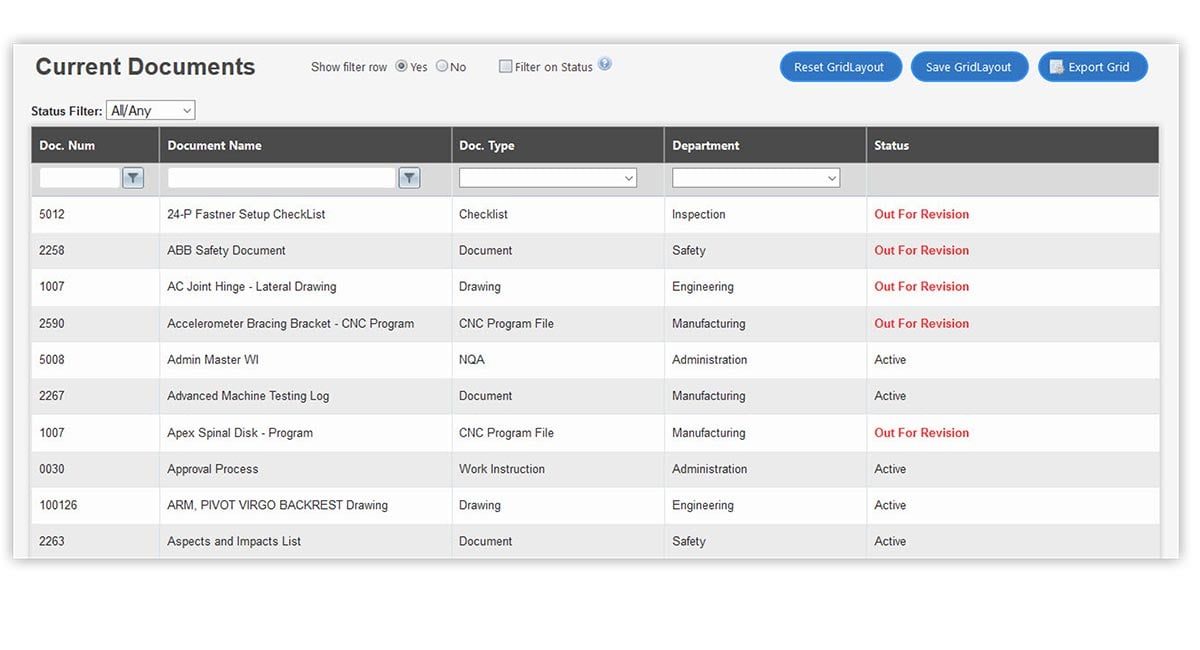 QMS Software Document Control